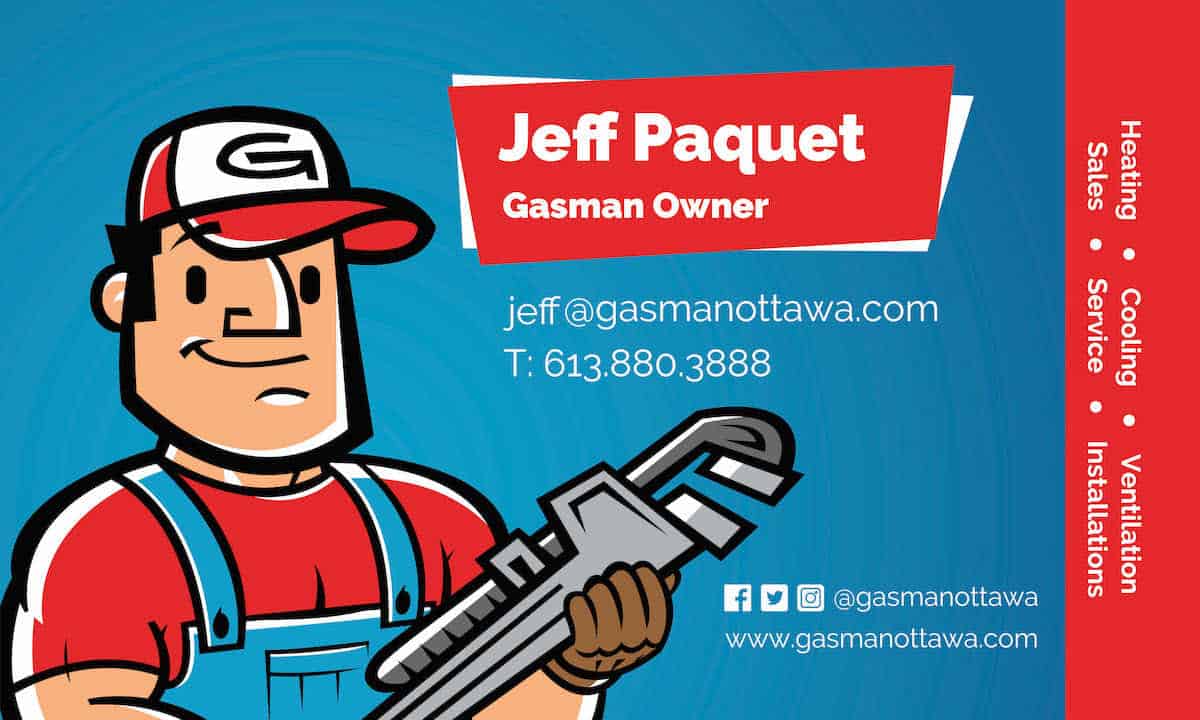 Gasman Business Card Template